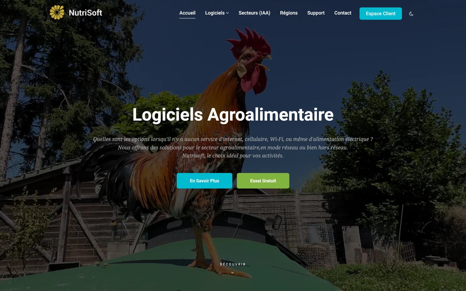 A new website for software built for the food industry.